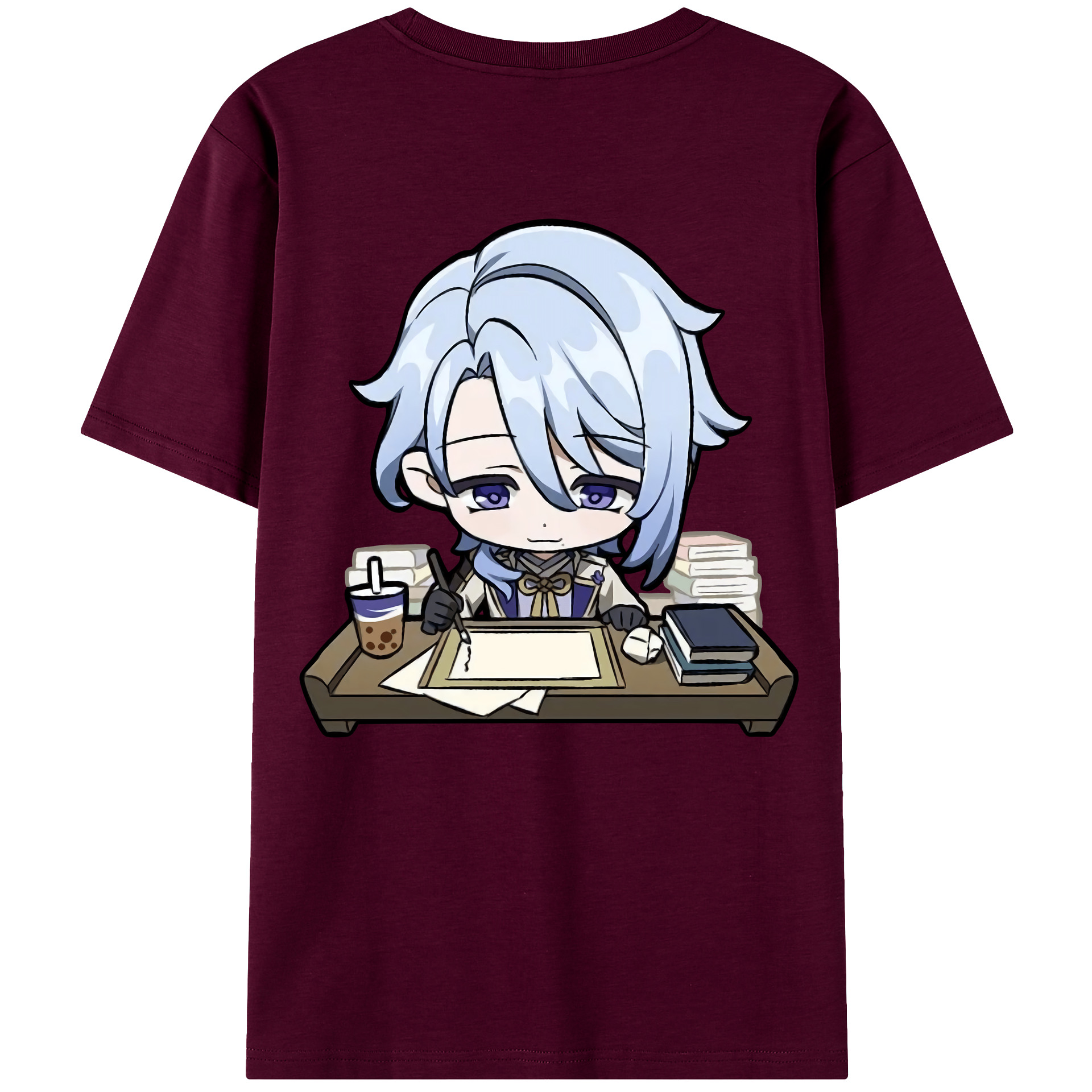 げんし神 神里綾人 かみさとあやと genshin Kamisato Ayato レディース半袖Tシャツ(バックプリント)